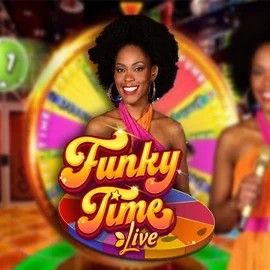 Funky Time online game logo by Evolution on x3bets.org