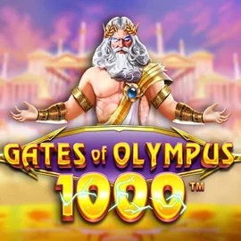 Slots logo of Gates of Olympus 1000 from Pragmatic Play at X3bet casino