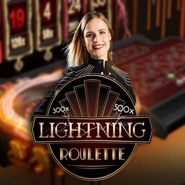 Official Live Casino logo: Lightning Roulette by Evolution at X3bet casino