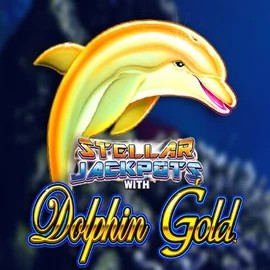 Dolphin Gold with Stellar Jackpots logo – Jackpots by Lightning Box Game at X3bet casino